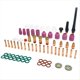 thumbnail image 1 of Kit de 71 Piezas de Accesorios para Antorcha de Soldadura TIG, Boquilla de Alúmina, Cuerpo de Pinzas, Lente Corta, 12 Vasos de Vidrio y Consumibles., 1 of 5