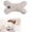 Gray, variant on Creative Bone Shaped Dog Toy,Soft Chew And Comfortable Toy,Suitable For Small And Medium-sized Dogs,Indoor Play.