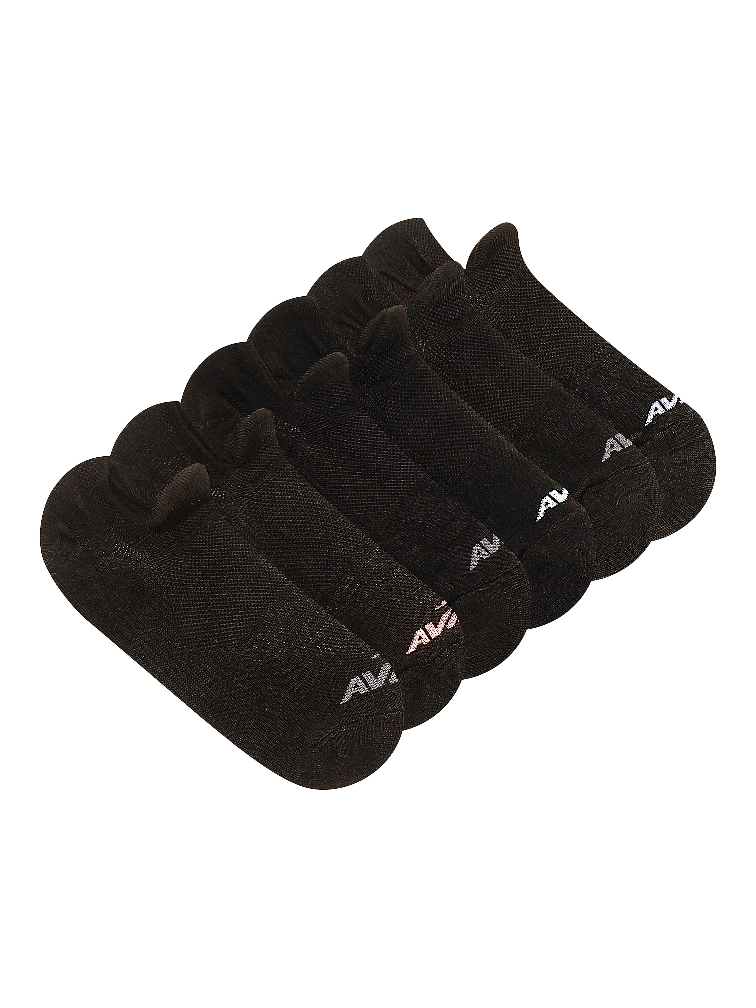 Avia Women's Athletic No Show Liner Socks, 6-Pack