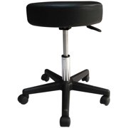 Sivan Health and Fitness Pneumatic Rolling Adjustable Medical/Massage Stool, Black; Pack of 4