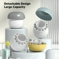 thumbnail image 4 of Ice Cubes Maker Mushroom Shape Easy Release Decompress Ice  Cup Silicone Ice Lattice Molding Ice  For Kitchen Detachable Design, 4 of 8