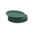 thumbnail image 2 of 10 Strawberry Street Wazee Matte  Coupe  Dinnerware, Salad Plate, Emerald Green, Set of 6, 2 of 4