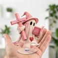 thumbnail image 7 of Halloween Ghost Decorations, 360 Degree Rotating 2D Ghost Figurine with Cute Desktop Design, Halloween Tabletop Ornament for Home Office Classroom Party Decor Spooky Holiday Display, 7 of 7