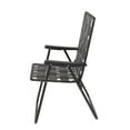 Mainstays 2 Pack Folding High Back Steel Frame  Chair, Black