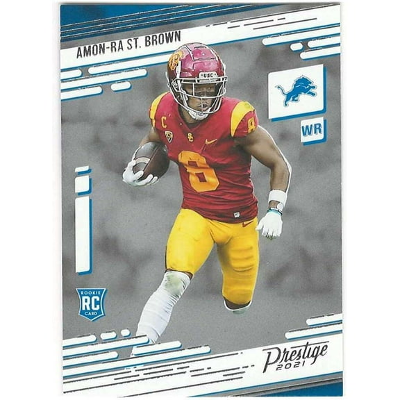 NFL 2021 Panini Prestige Football   Amon-Ra St. Brown Trading Card #234 (Rookie)