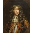 thumbnail image 2 of Gascars, Henri 26x30 Black Ornate Wood Framed with Double Matting Museum Art Print Titled - Portrait of James, Duke of York, 2 of 4