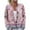 Purple Pink, variant on Women's Sweater Cute Fun Printing Sweater Fall And Winter Long Sleeve Knitted Sweater for Fall Winter Floral Motifs,Blue,L