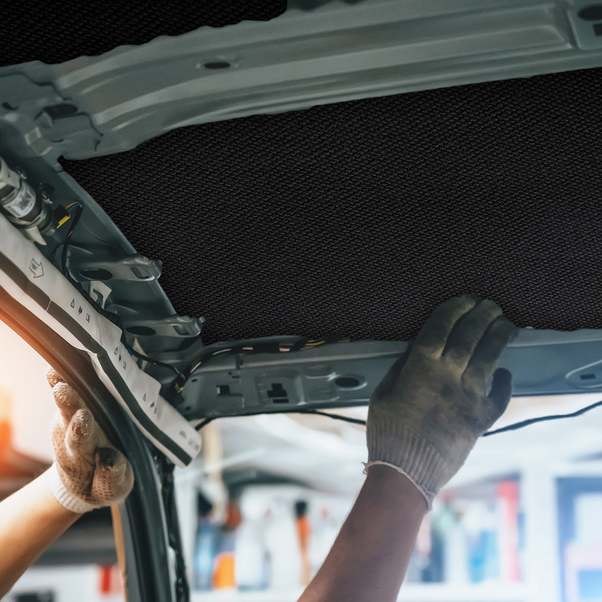Dynamat DynaCore 1” Thick Lightweight Black Thermo-Acoustic Insulating Fiber for Cars, Trucks, Boats, RVs & More – Dissipates Sound & Absorbs Heat – 32" x 54" sheet, 12 sq ft of Coverage