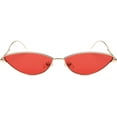 thumbnail image 3 of FEISEDY Fashion Designer Sunglasses Retro Small Petals Shape Arc Temple Design B2298, 3 of 7