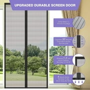 INNOTECHSC Magnetic Screen Door - Self Sealing, Heavy Duty, Hands Free Mesh Partition Keeps Bugs Out - Pet and Kid Friendly - Keep Open Feature - 38 inch x 83 inch