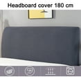 thumbnail image 2 of Funda elástica para cabecera de cama, funda de cabecera cuadrada pequeña de jacquard, funda para cabecera de cama a prueba de polvo para dormitorio, cabecera de cama a prueba de suciedad, 2 of 6