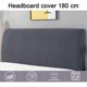 thumbnail image 2 of Funda elástica para cabecera de cama, funda de cabecera cuadrada pequeña de jacquard, funda para cabecera de cama a prueba de polvo para dormitorio, cabecera de cama a prueba de suciedad, 2 of 6