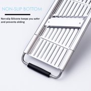 MiHerom Handheld Food Grater Professional Zester Slicing Set with 4 Interchangeable Blades