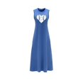thumbnail image 2 of Vestido de verano para mujer, moda, sencillo, para adolescentes, vestido informal para viajes de vacaciones SG, 2 of 7