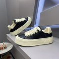 thumbnail image 2 of Men'S Breathable Casual Skate Shoes - Slip-Resistant, Comfortable Lace-Up Sneakers  Suitable for Outdoor Activities, Jogging, Walking Made with Durable Materials And Stylish Contrasting Design,, 2 of 9