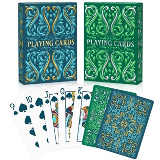 Bicycle Standard Index Playing Cards Poker Size (6-Pack) -Colors