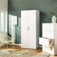 thumbnail image 4 of Klair Living Mia 6-Shelf Contemporary Engineered Wood Tall Shoe Cabinet in White, 4 of 6