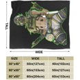 thumbnail image 3 of HAHDAXIA Apex Legends Octane Legend Ultra-Soft Micro 3D Printed Fleece Throw Blanket 80" X60, 3 of 5