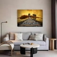 thumbnail image 5 of Thailand Elephant Sunset Canvas Poster Bedroom Decor Sports Landscape Office Room Decor Gift,Frame-style,20x30inch(50x75cm), 5 of 8