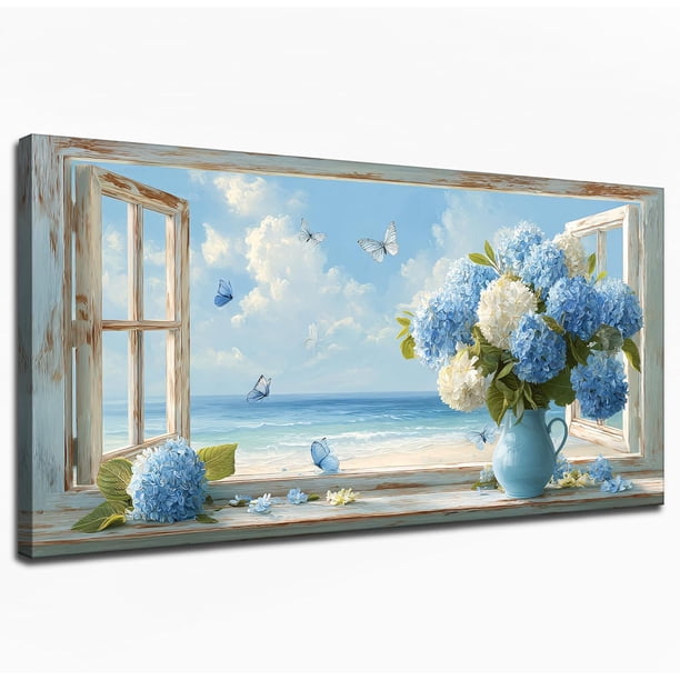 Pintura paisajística artesanal con texturas y luz dorada del sol, ideal para decorar salas de estar, dormitorios, baños y oficinas domésticas con un ambiente natural sereno.