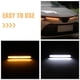 thumbnail image 2 of BRIGHTFUFU 2 uds tira de luces de circulación diurna luz LED de intermitente para coche lámpara de circulación diurna, 2 of 7