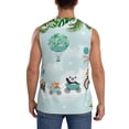 thumbnail image 4 of Fotbe Men's Animals Riding Across The Sky Print Men's Sleeveless Muscle Tank Tops Casual T-Shirts for Gym Workout Beach-X-Large, 4 of 8