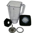 thumbnail image 1 of Jarra para licuadora Savebuy de plástico de 5 tazas con cuchilla de acero inoxidable, 1 of 5