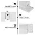 thumbnail image 2 of TAILTOSS  3Sets Quiet White Automatic Door Closer for Screen Doors, 2 of 8
