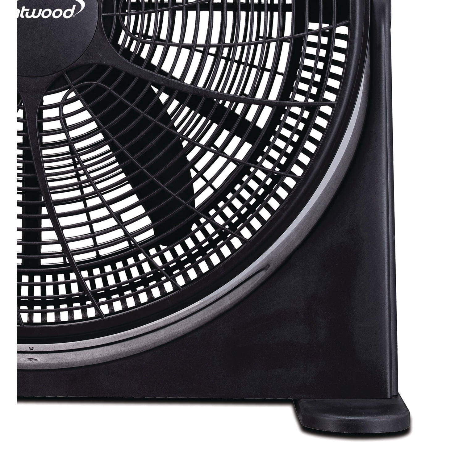 Brentwood Kool Zone 20-In. 3-Speed High-Velocity Air-Circulator Floor Fan, Black, F-20BKRPT