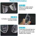 thumbnail image 2 of NETSENG 2 Pairs Safety Glasses Side Shields - Clear Side Shield - Universal Side Shield - For Small Medium Glasses, 2 of 5