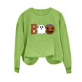 thumbnail image 5 of Jsaierl Halloween Sweatshirts Women Funny Pumpkin Graphic Pullovers Soft Classic Round Neck Long Sleeve Sweater Tops Halloween Party Supplies, Sizes S-2XL, 5 of 5