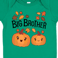 thumbnail image 4 of Inktastic Big Brother Pumpkins with Fall Leaves Boys Baby Bodysuit, 4 of 5