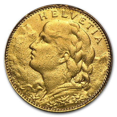 1911-1922 Switzerland Gold 10 Francs Avg Circ (Best Way To Invest In Swiss Francs)