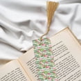 thumbnail image 6 of Kdxio Tropical Flamingo Print Metal Tassel Bookmarks,Perfect Gift for Art Lovers and Bookworms Metal Bookmarks for Women, 6 of 8