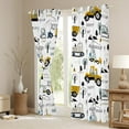 thumbnail image 3 of Castle Fairy Cartoon Truck Curtains Pack of 2 (42x84 Each) for Kids,Construction Vehicles Curtains Blackout,Equipment Car Bedroom Curtains,Lightweight Room Decor, 3 of 6