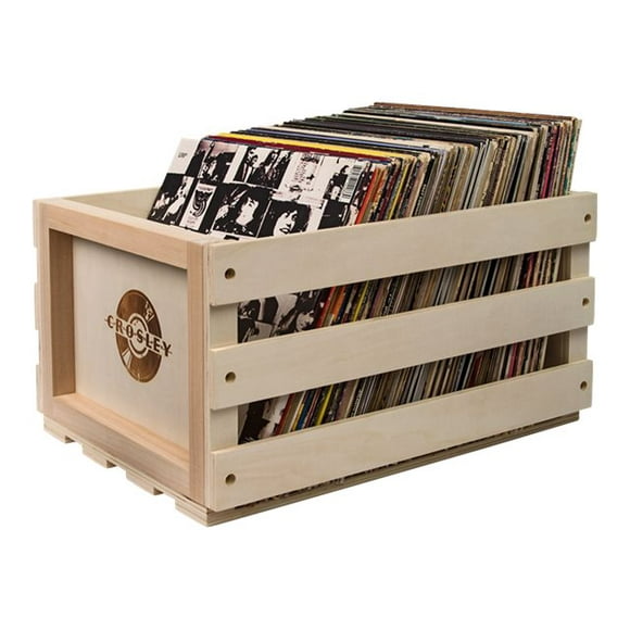 Crosley Vinyl Record Storage Crate - Turntable Accessory
