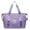 Light Purple, variant on JYuncloud Weekender Bags for Women, Travel Bag Carry on Gym Bag, Travel Duffle Bag with Wet Dry Pocket/Front Phone Pocket/Trolley Sleeve Pocket
