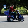 thumbnail image 4 of Upgrade Heavy Duty 4 Wheel Mobility Scooters for Seniors & Adults 500lbs Capacity,Arshin 800W All Terrain Fast Mobility Scooter for Travel,Electric Powered Chair,25 Miles Rang,Remote Key(Blue), 4 of 17