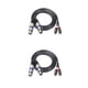 thumbnail image 1 of Cable de Audio RCA Dual de 1,5 M a 2 XLR Bearachild Plateado, 1 of 6