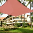 thumbnail image 2 of Yescom 18x18Ft 97% UV Block Square Sun Shade Sail Outdoor Patio Pool Garden Yard Lawn Carport Awning Canopy Red, 2 of 9
