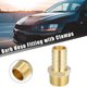 thumbnail image 2 of 10uds NPT Macho Agua Tubería Adaptador Latón Accesorio Conector 3/4 pulgadas Unique Bargains adaptadores de inyección de combustible automotriz, 2 of 6