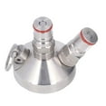 thumbnail image 1 of Beer Keg Growler Spear, Inner Threaded  Leakproof O  Thread Double Ball Lock Mini Keg Dispenser  for Brewing, 1 of 8