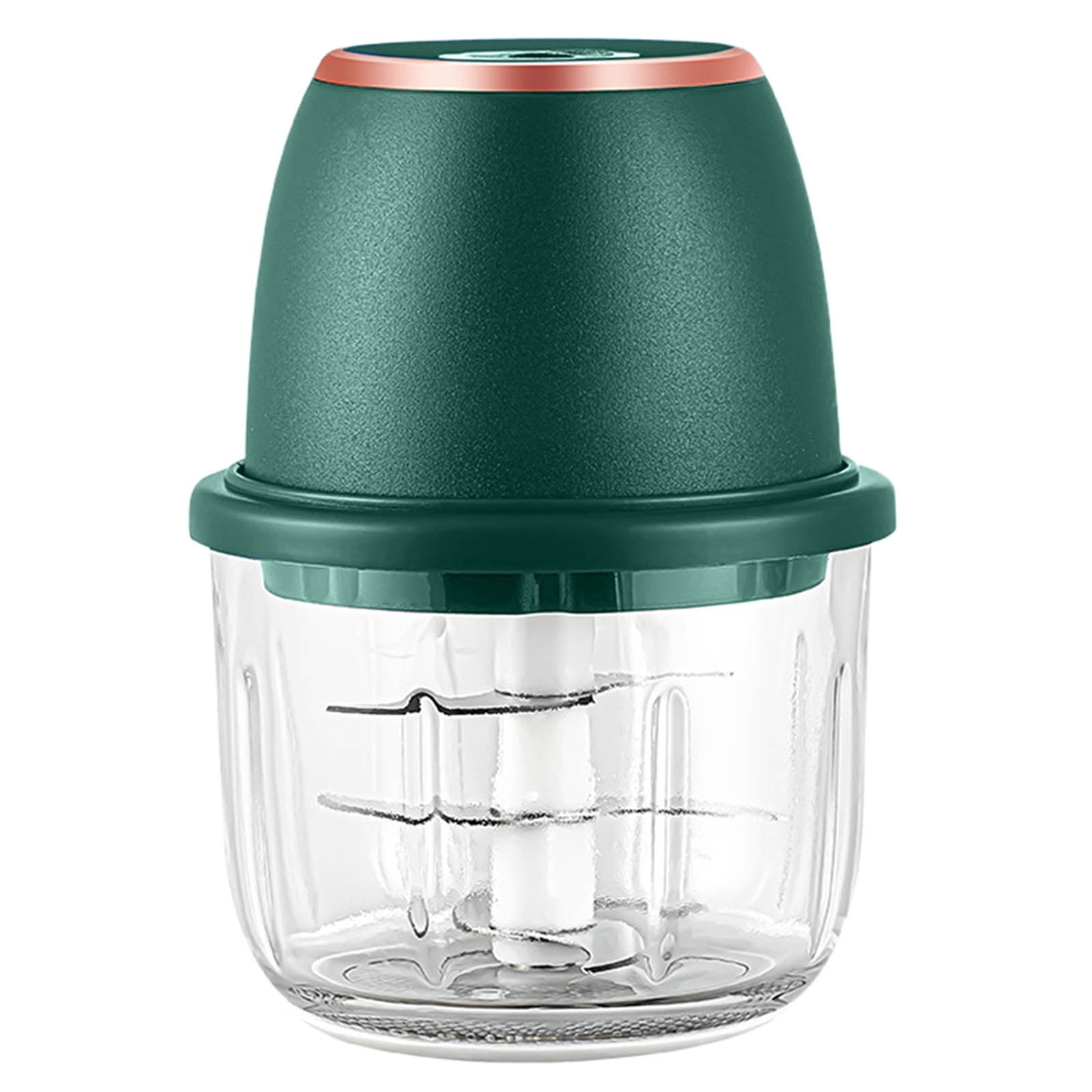 YANDE-2026 New Electric Garlic Chopper, Vegetable Food Chopper, Mini Food Processor, Portable Rechargeable Cordless Chopper for Onion, Chili, Ginger, Nuts, Meat & Fruits (Green)