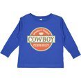 thumbnail image 3 of Inktastic Cowboy Vintage Logo Boys Long Sleeve Toddler T-Shirt, 3 of 5