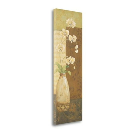 Chocolate Brown Finish Wood - Tangletown Fine Art 'White Chocolate I' by Jo Moulton Painting Print on Wrapped Canvas