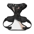 thumbnail image 5 of Lsque Black And White Boston Terrier Dog Harness, No-Pull Pet Harness with 2 Leash Clips, Adjustable Soft Padded Dog Vest with Easy Control Handle for Large Dogs-Small, 5 of 9
