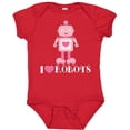 thumbnail image 3 of Inktastic Robotics I Love Robots Girls Girls Baby Bodysuit, 3 of 5