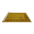 thumbnail image 2 of Ahgly Company Machine Washable Indoor Rectangle Oriental Yellow Traditional Area Rugs, 5' x 7', 2 of 4
