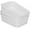 White, variant on Soddeph Plastic Storage Baskets for Cabinets, Household Pantry Organization with Handle,Organizer Bins for Room,Bathrooms,Under-Sink,Kitchen (Purple, M-3PACK)