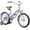 Purple, variant on ACEGER Girls Beach Cruiser Bike for Kids 5-13 Years Old, 16" 18" 20" 24" Single Speed Kids Bicycle Included Coaster Brake, Front and Rear Reflectors, 24" 7 Speeds with Dual Brakes